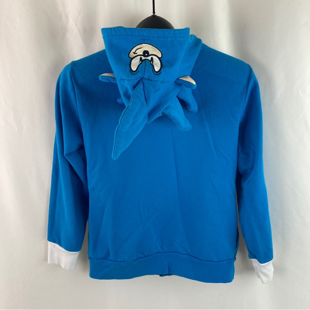 SEGA Kids' Sonic The Hedgehog Costume Hoodie with spikes on the hood - Picture 5 of 6